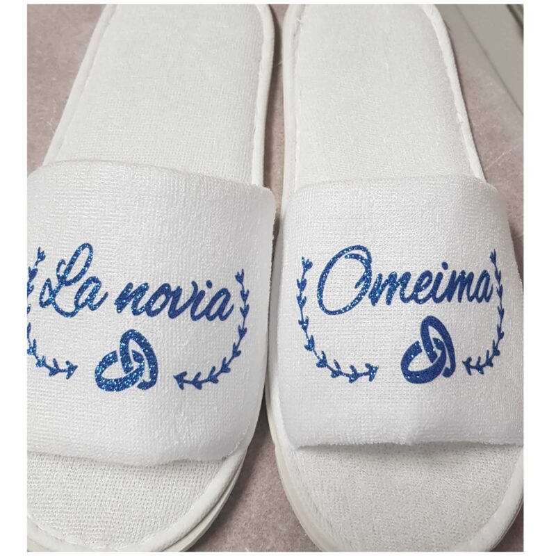 Zapatillas personalizadas novia