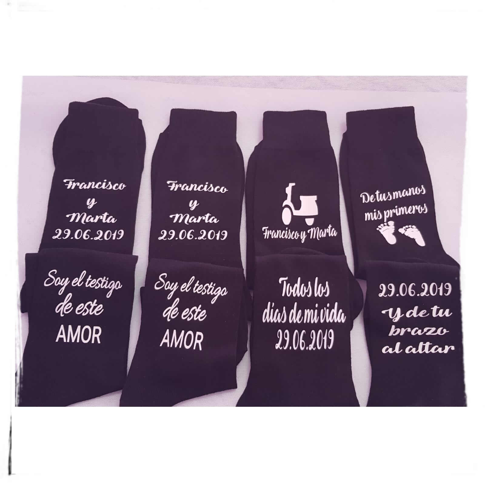 Calcetines divertidos para el novio 