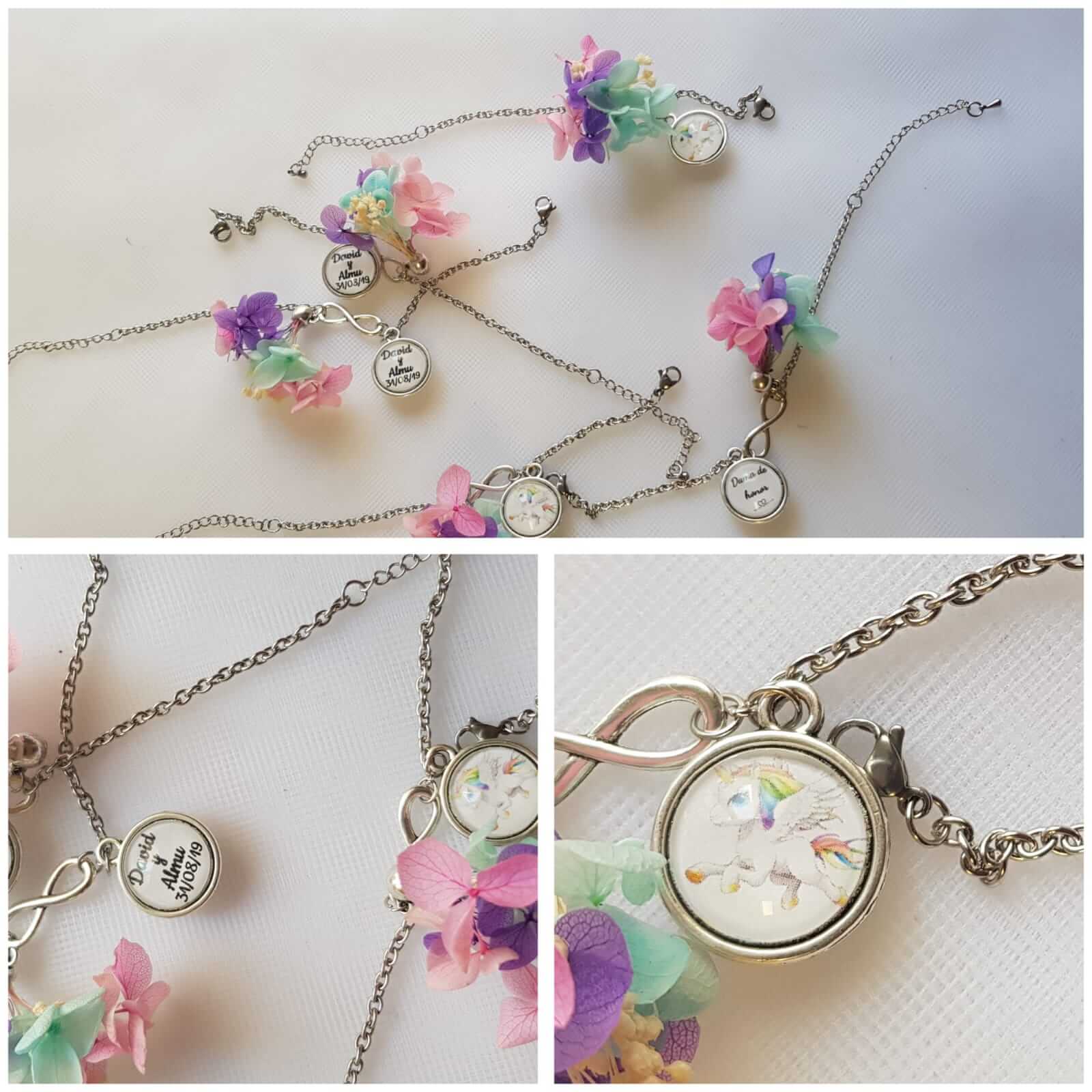 detalles de boda pulseras personalizadas 