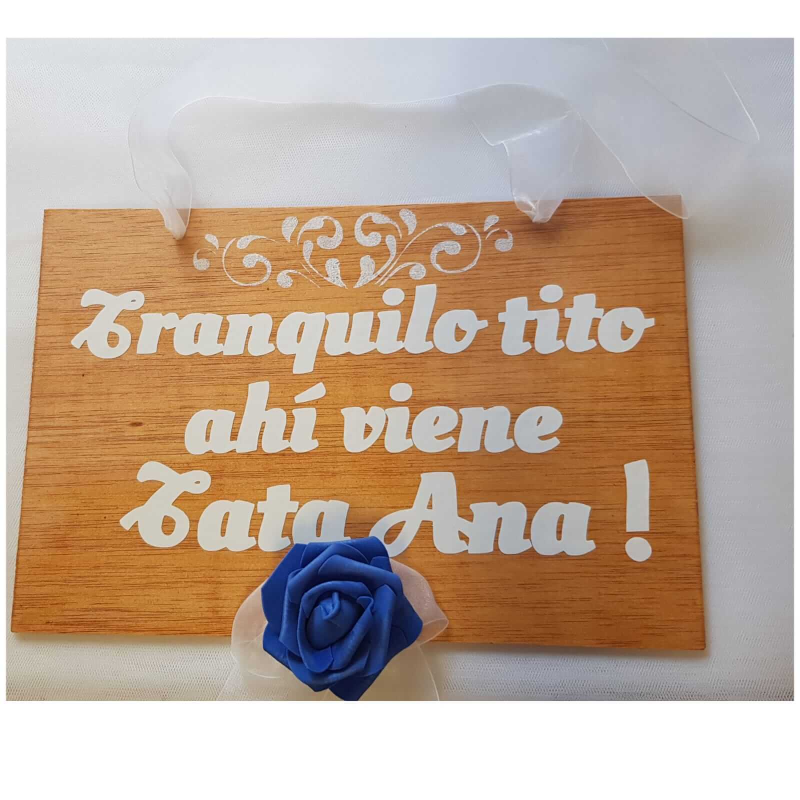 Cartel de Bienvenida para Bodas Personalizado