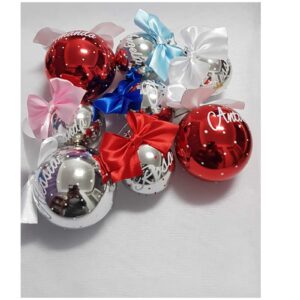 bolas de navidad personalizadas bolas navideñas bola de navidad