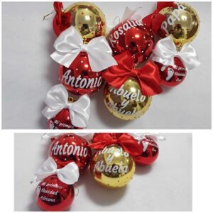 bolas de navidad personalizadas bolas navideñas bola de navidad