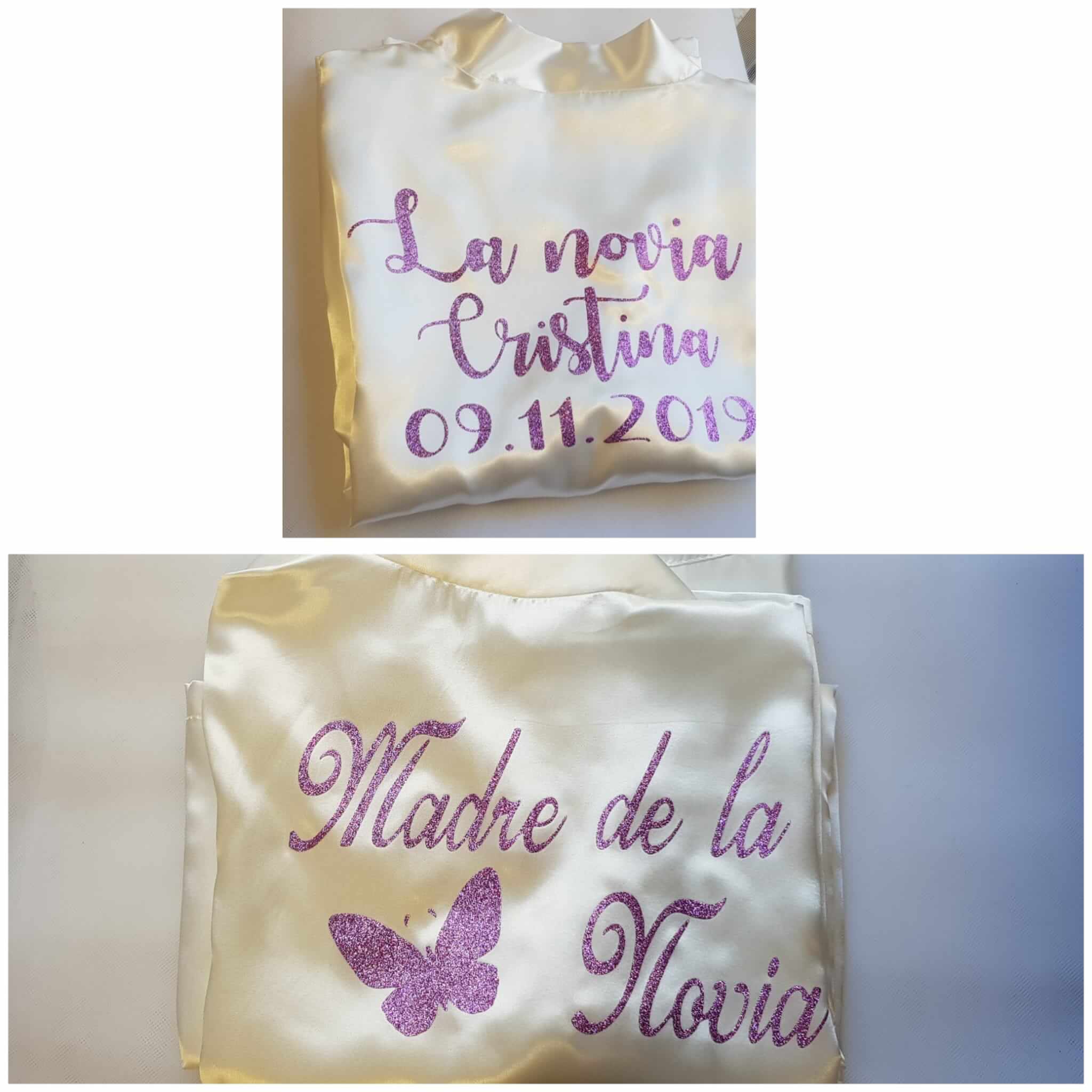 Batas de novia Bata de novia Batas personalizadas