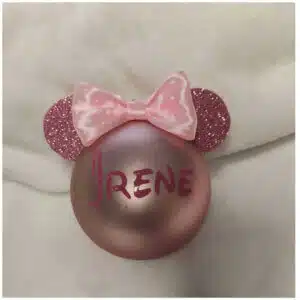 Bola de Navidad Mickey o Minnie