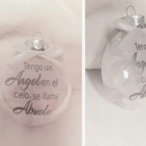 Bolas de navidad planas personalizadas