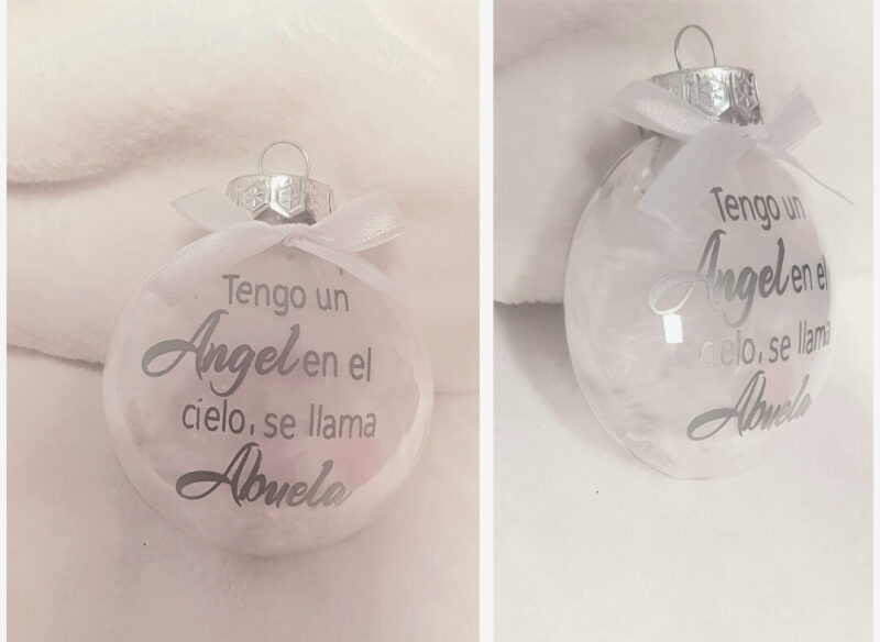 Bolas de navidad planas personalizadas