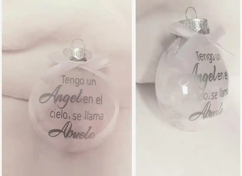 Bolas de navidad planas personalizadas