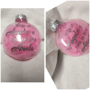 Bolas de navidad planas personalizadas