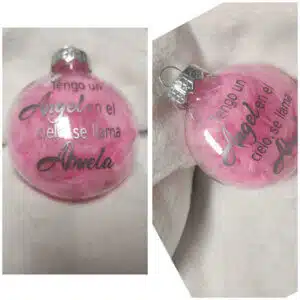 Bolas de navidad planas personalizadas