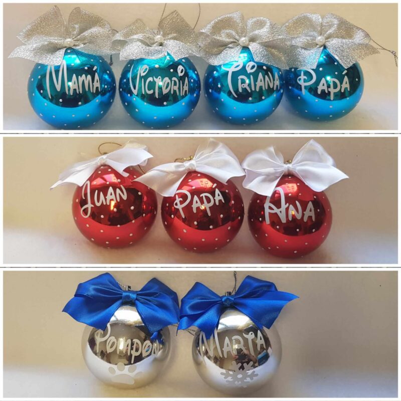 bolas de navidad personalizadas