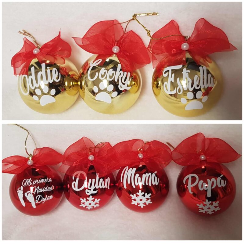 bolas de navidad personalizadas