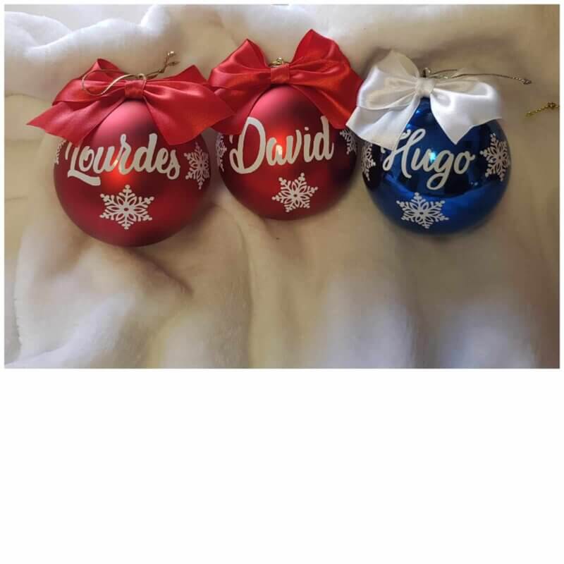 bolas de navidad personalizadas