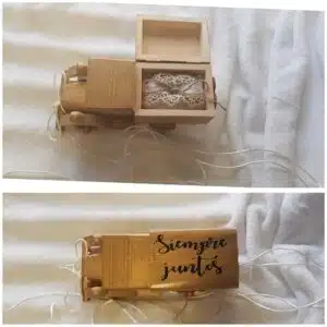 camion de madera para arras
