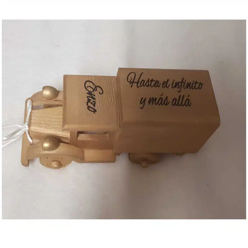 camion de madera para arras