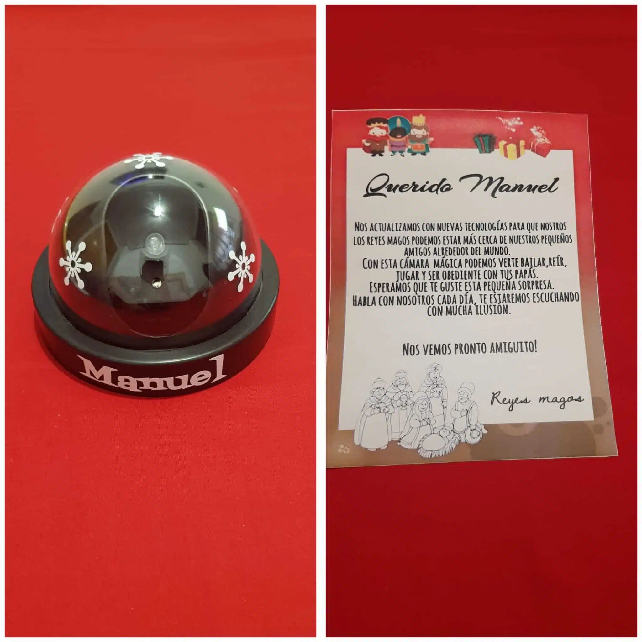 Cámara de vigilancia de Papá Noel