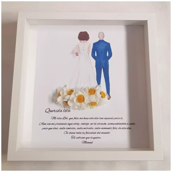Cuadro de agradecimiento, tía