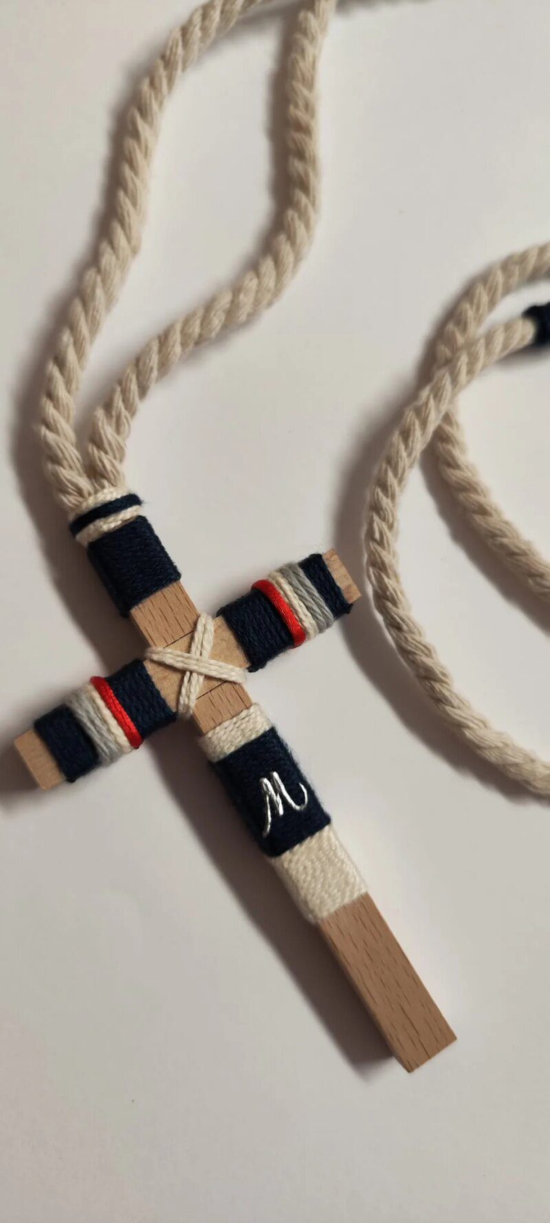 Cruz de madera para primera comunión
