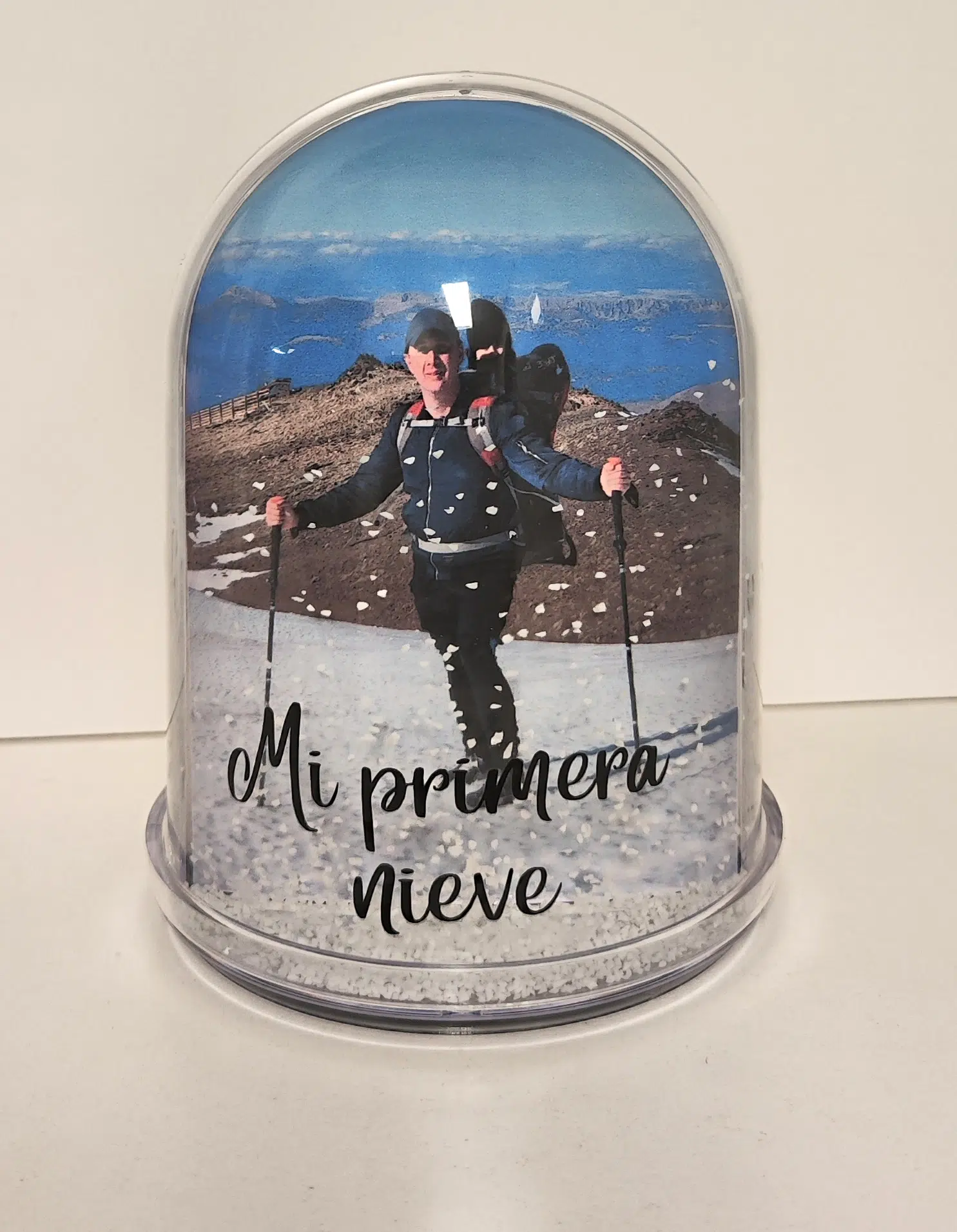 Bola de nieve personalizada con tus fotos 