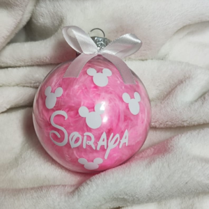 bolas de navidad personalizadas Relleno de plumas