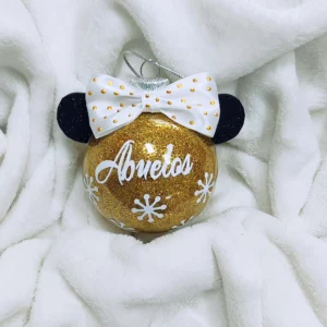 bolas de navidad personalizadas minnie mickey