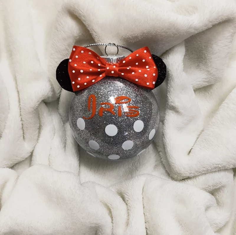 bolas de navidad personalizadas minnie mickey