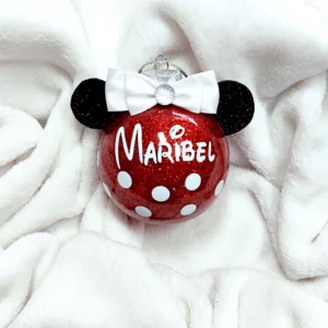 bolas de navidad personalizadas minnie mickey