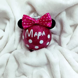 bolas de navidad personalizadas minnie mickey