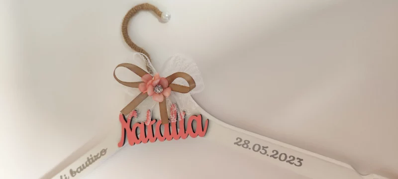 Percha Personalizada para Primera Comunión de Niña