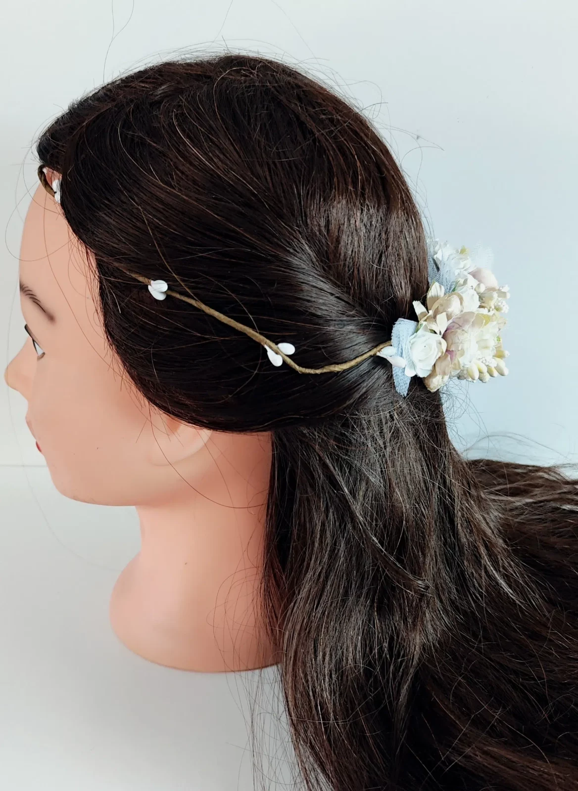 Corona de Flores Delicada para Comunión
