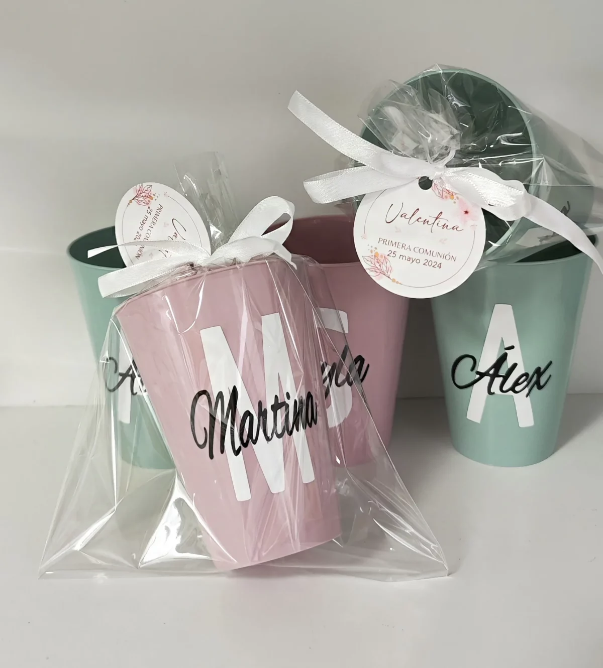 vasos personalizados primera comunion