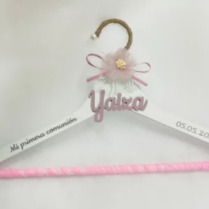 Percha Personalizada para Primera Comunión de Niña