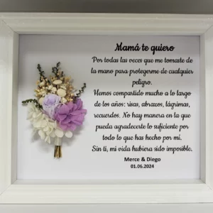 Cuadro de agradecimiento, mamá