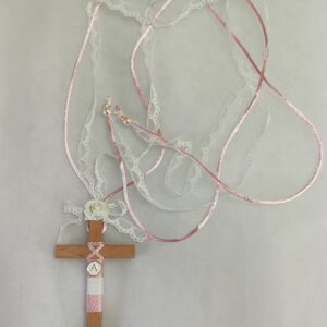 Cruz madera primera comunión niña | Recuerdo comunión