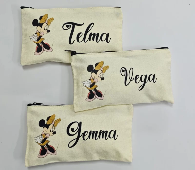 Neceser personalizado para invitados de bodas, comuniones y eventos especiales.