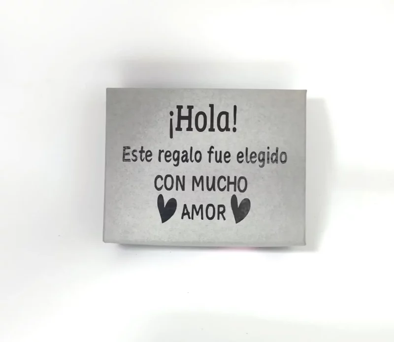 Pulsera elástica "Amigas como tú" con grabado láser - Imagen 2